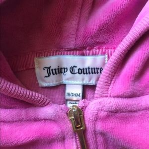 Kids Juicy Couture velour Hoodie